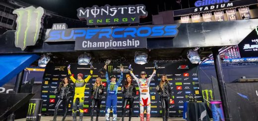 Cooper Webb, obtiene el primer puesto en el AMA Supercross de Foxborough, Massachusetts