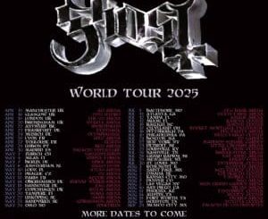 ¡GHOST regresa a México en 2025 con su gira mundial más grande hasta la fecha!