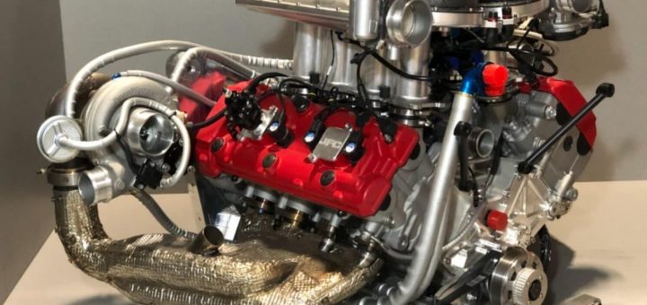 Crean en EE. UU. una mecánica V8 biturbo basada en dos Suzuki Hayabusa: «La bestia»