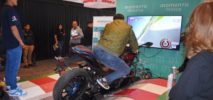 El Simulador MotoGP, Momento Seguro y Motociclo desafiaron a los visitantes más experimentados de Expo Moto