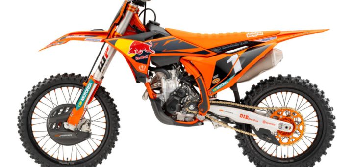 KTM lanza las 250 y 450 SX-F Factory Edition 2025, el glamour del motocross profesional