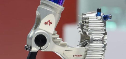 Nissin y Showa presentan la primera pinza de freno integrada en la horquilla