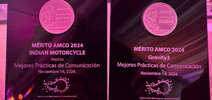 Recibe Indian Motorcycle y su agencia Gravity 3 un premio por parte de AMCO