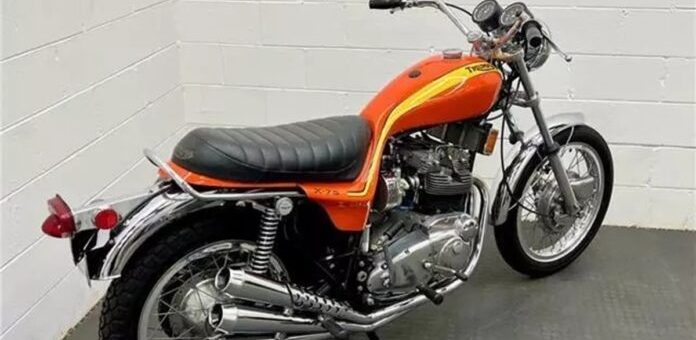 Vendido un ejemplar de la exclusiva X75 Hurricane fabricada por Triumph en 1973