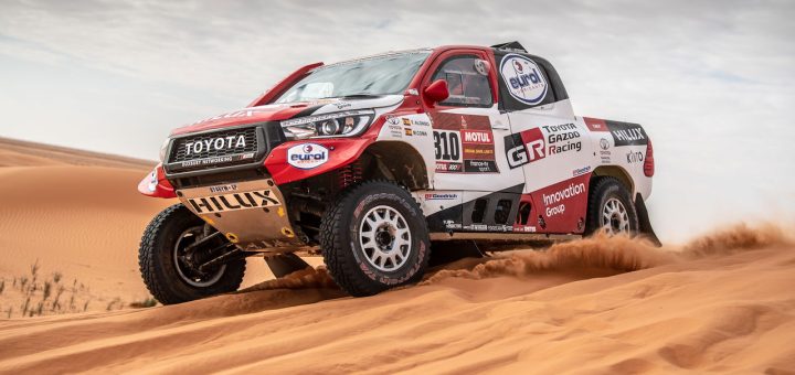 Alonso registra el mejor final de etapa en Dakar con P2