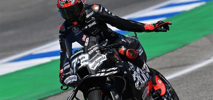 Bezzecchi brilla con Aprilia y quiere empezar la temporada: "Estoy harto de los test, quiero correr"