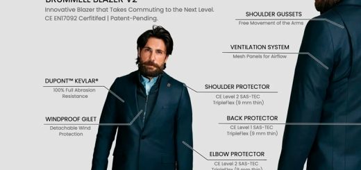La Brummell Blazer: Elegancia y protección para rodar