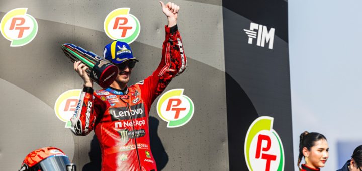 Marc Márquez y el Ducati Lenovo Team triunfan en el GP de Tailandia, la carrera inaugural de la temporada