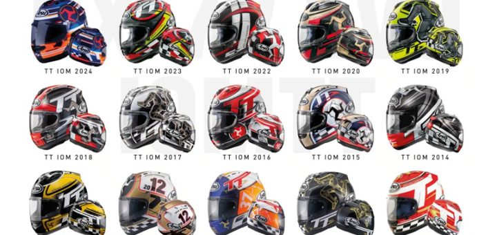Conoce el casco conmemorativo del TT 2025 de Arai