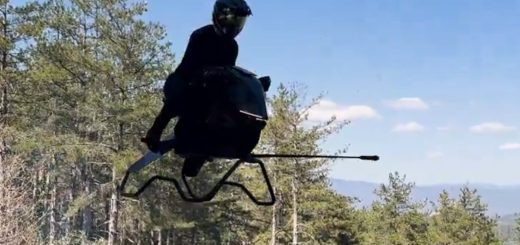Empresa polaca desarrolla la primera moto voladora inspirada en los vehículos de Star Wars