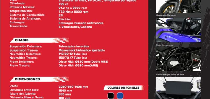 Sumérgete en la aventura con la mejor Doble Propósito de QJMOTOR, la SRT 800 SX