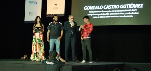 Gonzalo Castro, el talentoso piloto que fue reconocido en Expo Moto GDL