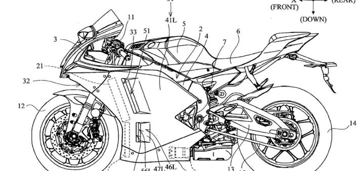 La Yamaha R1 no estaba muerta. Hay una patente que dice que va a revivir, y con aerodinámica a lo Fórmula 1