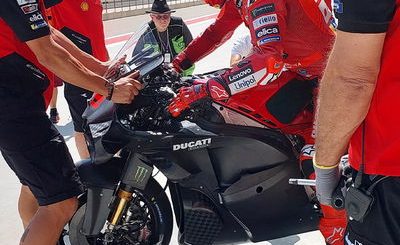Marc Márquez da su veredicto sobre la nueva aerodinámica de Ducati MotoGP en las pruebas de Aragón