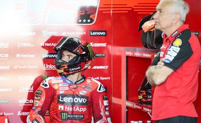 Marc Márquez “signo de interrogación” pero Pecco Bagnaia “sonríe” después de las pruebas