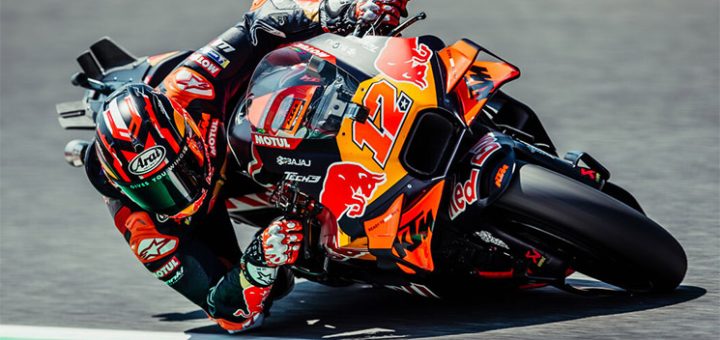 Maverick Viñales le alegra el viernes a KTM en Mugello