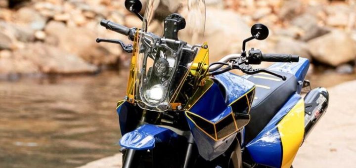 Combinan una Yamaha Tenere 700 con una MT-09 y el resultado es una moto unica