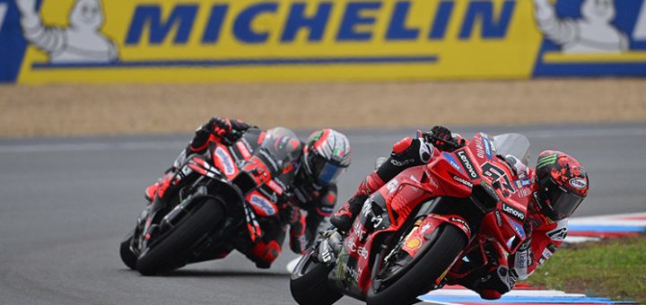 Ducati asume la culpa del mal viernes de Bagnaia en Brno