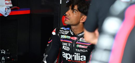 Martín tras un viernes excepcional: "Ya siento que la Aprilia es mi moto"