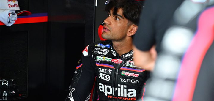 Martín tras un viernes excepcional: "Ya siento que la Aprilia es mi moto"
