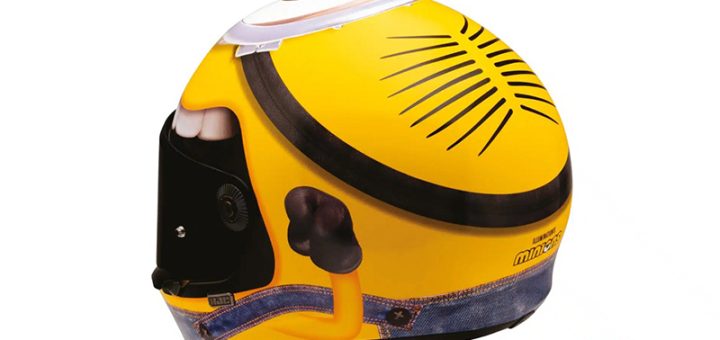 HJC V10 Stuart Minions: ¡Diversión y protección sobre dos ruedas!