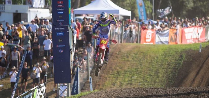 Jett Lawrence del equipo Honda HRC ganador del AMA Supercross 2025