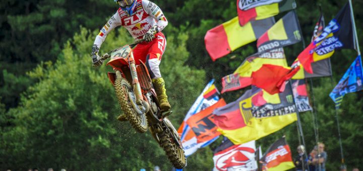 Lucas Coenen y De Wolf se esfuerzan al máximo para ganar el MXGP de Flandes