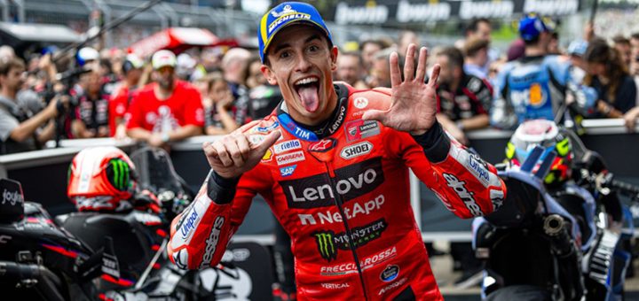 Marc Márquez y el Ducati Lenovo Team ganan la carrera perfecta en Spielberg, Austria