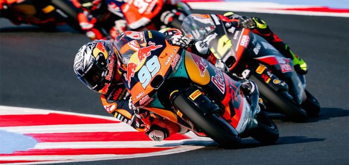 Carrerón de Moto3 en Misano con triplete español liderado por Rueda