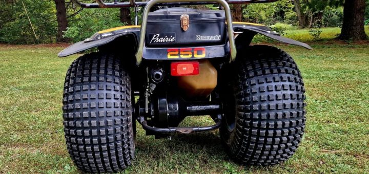 A Rare Retro Workhorse: The Kawasaki KLT250 Prairie