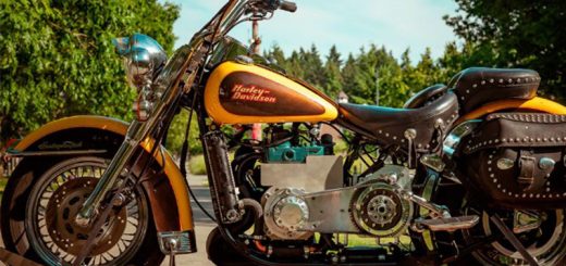 Cultura custom con conciencia: una Harley a base de aceite reciclado emprende su travesía