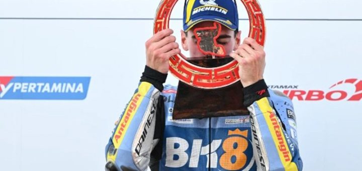 Fermín Aldeguer conquista su primera victoria en MotoGP tras una caótica carrera en Indonesia
