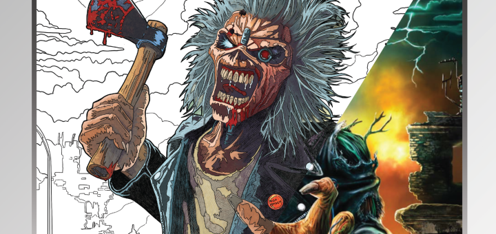 Se publíca el tercer volumen del libro oficial de IRON MAIDEN para colorear