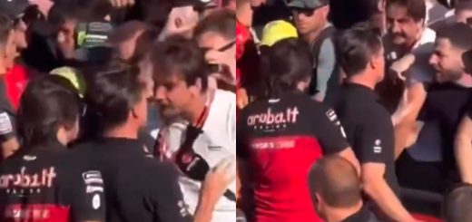 (Vídeo) Un mecánico de Bulega casi llega a las manos con un invitado de Razgatlioglu en Jerez