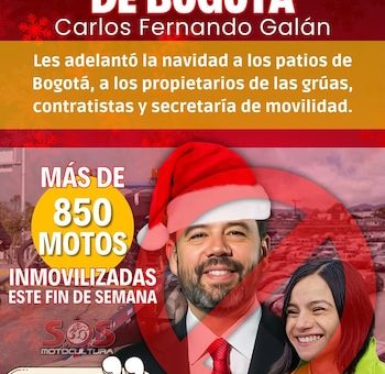 Miguel Forero criticó masiva inmovilización de motos en Bogotá: “Galán les adelantó la Navidad a los patios” - Infobae