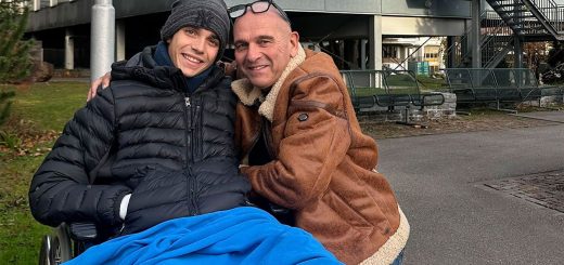 Primera imagen de Noah Dettwiler 16 días después de su grave accidente en Malasia