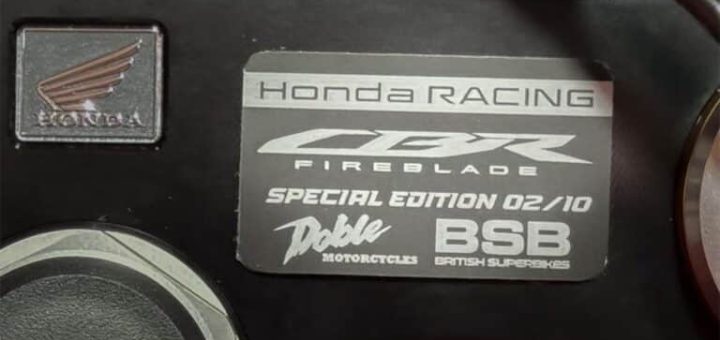¿Quieres una moto del British sin gastarte una fortuna La Honda Fireblade BSB Edition puede ser una buena opción