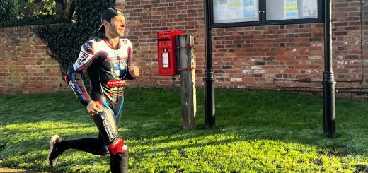 Sylvain Guintoli enters 2026 London Marathon in memory of Luca - wearing leathers!