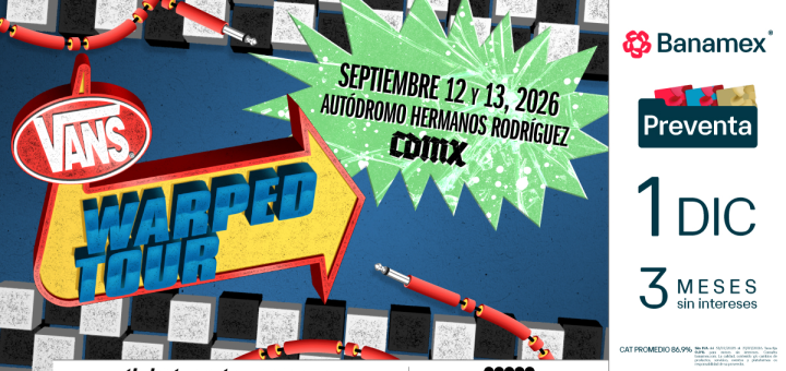 Vans Warped Tour 2026 llega a la Ciudad de México con nuevas fechas