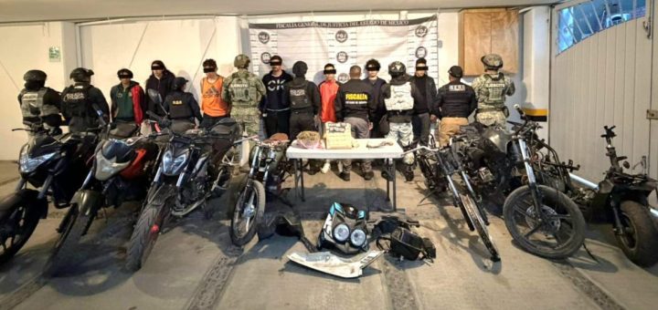 Caen 7 en Toluca por desvalijar motos en operativo interinstitucional - Quadratín Estado de México
