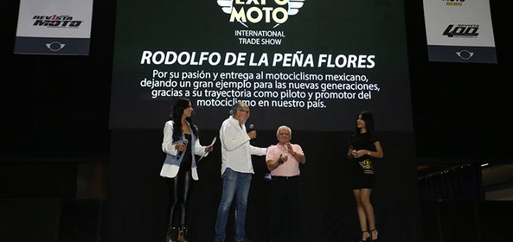 Reconocidos por su gran pasión por el motociclismo en Expo Moto CDMX