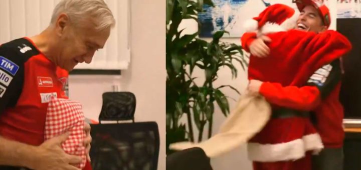 Tardozzi aparece así ante Bagnaia y Márquez: la inesperada reunión navideña en Borgo Panigale