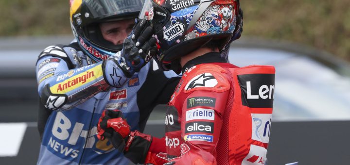 The Marc Marquez MotoGP “burden” Gresini is “grateful” Alex Marquez accepted