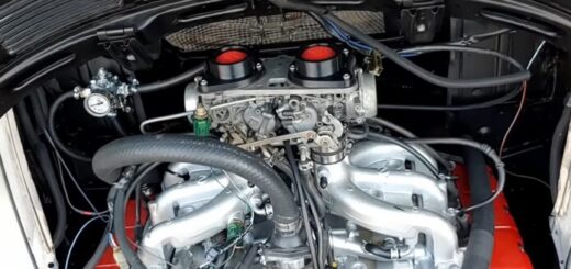 Este chalado le ha metido un corazón de Honda Gold Wing a un VW Escarabajo