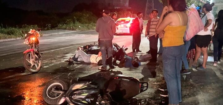 ¡CHOQUE MORTAL DE MOTOS EN ALVARADO! - NOTIVER