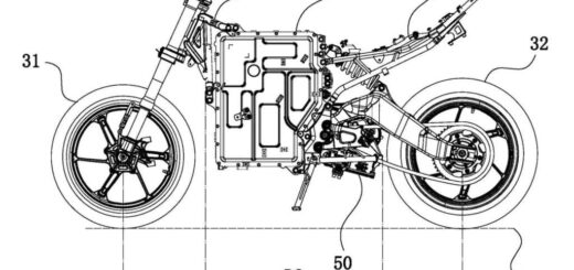Cuando el detalle de una patente lo dice todo: la eléctrica deportiva de CFMoto desvela sus detalles
