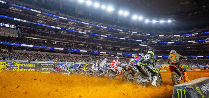Hunter Lawrence consigue su primer podio en el AMA Supercross