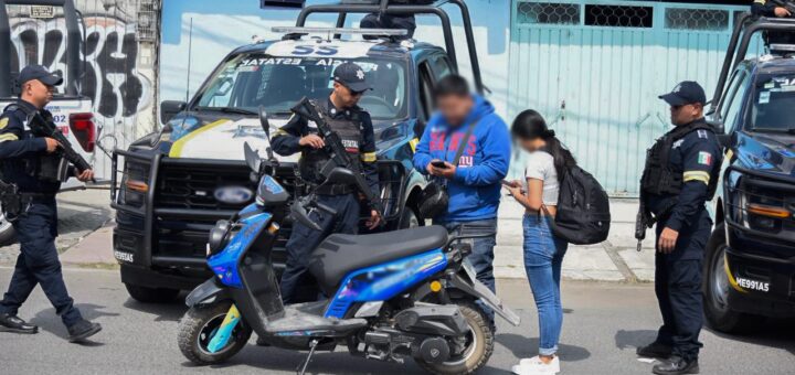 Implementa SS-Edomex Operativo Pegaso en sitios estrategicos para disminuir robo de autos y motos - Plana Mayor