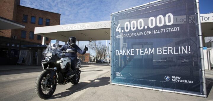 BMW Motorrad alcanza cuatro millones de motocicletas producidas en Berlín