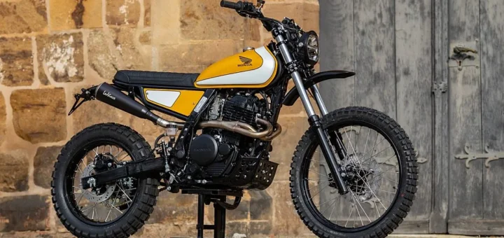 De vuelta a lo básico: Honda NX650 Dominator de HB-Custom